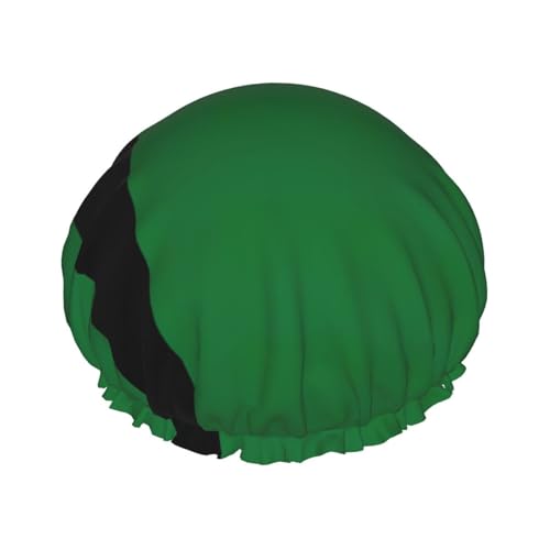 Duschhaube mit Flagge des Sultanats von Delhi, für Herren, Damen, wiederverwendbar, wasserdicht, lang, dick, Haarpflege, kurzes Kinderbad von Pidgazdfgv