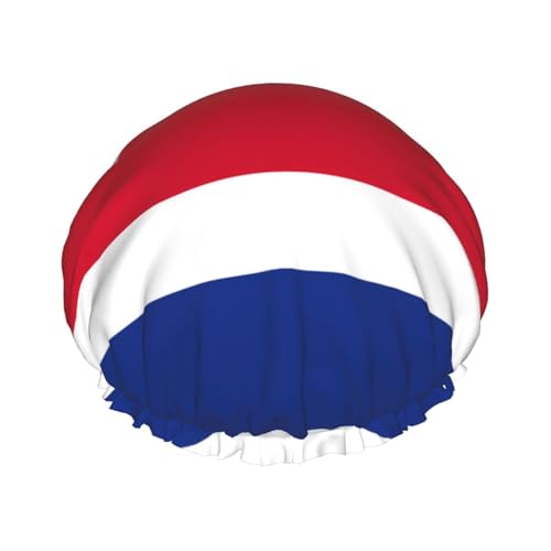 Duschhaube mit Flagge von Costa Rica, für Herren, Damen, wiederverwendbar, wasserdicht, lang, dick, Haarpflege, kurzes Kinderbad von Pidgazdfgv