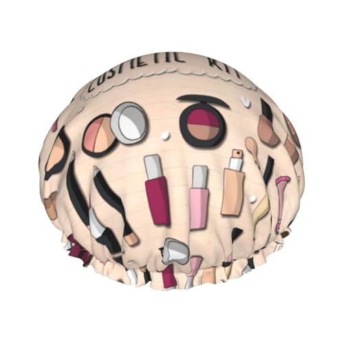 Moderne Kosmetik-Duschhaube für Mädchen, für Herren, Damen, wiederverwendbar, wasserdicht, lang, dick, Haarpflege, kurzes Kinderbad von Pidgazdfgv