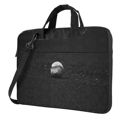 Pidgazdfgv Baseball-Laptop-Tasche, Business-Computer, Laptop, Unisex, Schultertasche, Kuriertasche, Aktentasche, Schulsaison, Schwarz , 15.6 inch von Pidgazdfgv