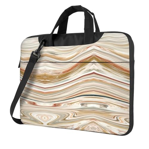 Pidgazdfgv Bunte Wirbel-Laptop-Tasche, Unisex, Schultertasche, Kuriertasche, Aktentasche, Schulsaison, Schwarz , 15.6 inch von Pidgazdfgv