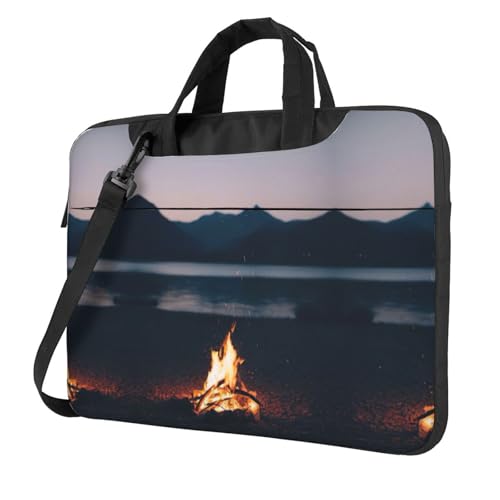 Pidgazdfgv Camping-Laptop-Tasche, Business-Computer, Laptop, Unisex, Schultertasche, Kuriertasche, Aktentasche, Schulsaison, Schwarz , 15.6 inch von Pidgazdfgv