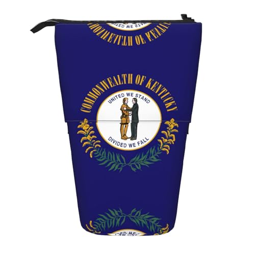 Pidgazdfgv Federmäppchen mit Staatsflagge, tragbar, für Schule, Büro, Kinder, Studenten, Erwachsene, Mädchen, Jungen, Geschenk, Make-up von Pidgazdfgv