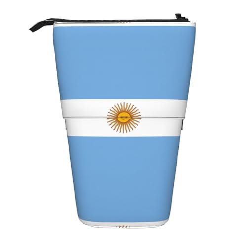 Pidgazdfgv Federmäppchen mit argentinischer Flagge, tragbar, für Schule, Büro, Kinder, Studenten, Erwachsene, Mädchen, Jungen, Geschenk, Make-up von Pidgazdfgv