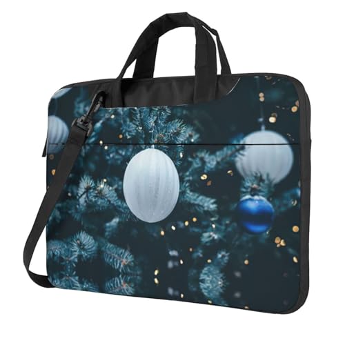 Pidgazdfgv Tree Decor Laptoptasche, Unisex, Schultertasche, Kuriertasche, Aktentasche, Schulsaison, Schwarz , 14 inch von Pidgazdfgv