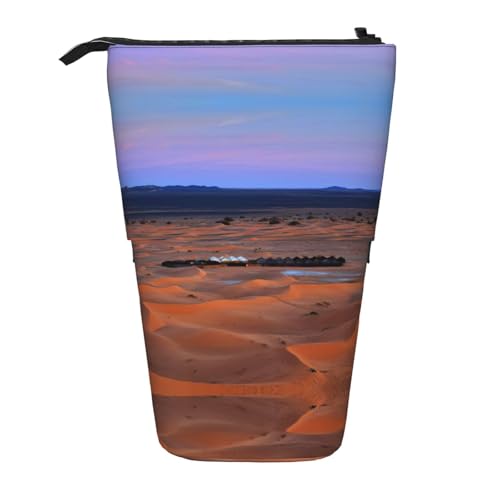 Pidgazdfgv Wüsten-Camping-Federmäppchen, tragbar, für Schule, Büro, Kinder, Studenten, Erwachsene, Mädchen, Jungen, Geschenk, Make-up von Pidgazdfgv