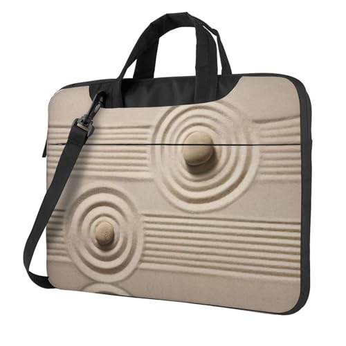 Rocks Over A Geriffelte Laptoptasche, Unisex, Schultertasche, Kuriertasche, Aktentasche, Schulsaison, Schwarz , 13 inch von Pidgazdfgv