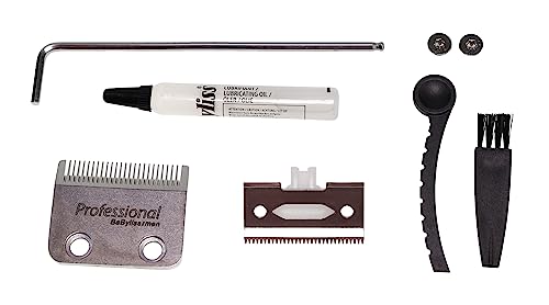 Messer-Set kompatibel mit/Ersatzteil für Babyliss 35009550 E955E E956E E960E E961E E962E Haarschneider von Piebert