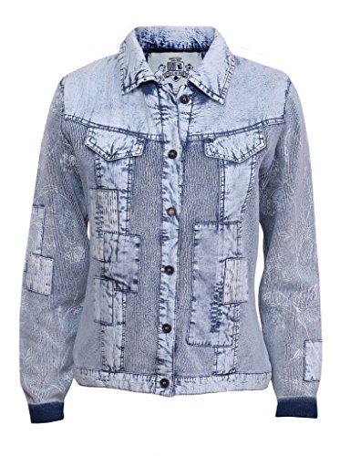 Piece of Blue Damen Jacke Applikationen - Nachfolger von Blue Willis, Größe:XXL von Piece of Blue
