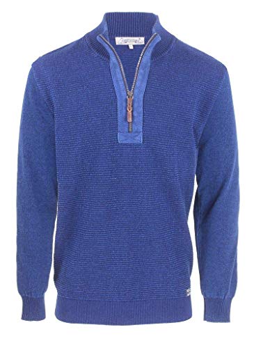 Piece of Blue Herren Pullover Indigo - Nachfolger von Blue Willis Gr.M, Gr.L, Gr.XXL, Gr.XXL, oder Gr.XXXL, Größe:L von Piece of Blue