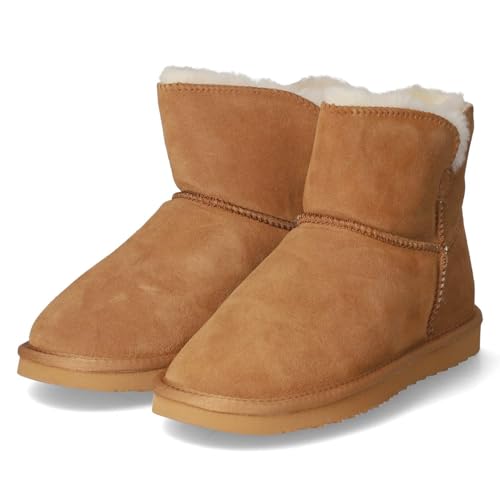 piece of mind 264695000/446 Schlupfstiefel Rauleder Damen in braun - Gr. 36 von piece of mind