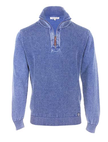 Piece of blue Herren Pullover iceblau Stone wash - Nachfolger von Blue Willis Gr.M, Gr.L, Gr.XXL, Gr.XXL, oder Gr.XXXL, Größe:XL von Piece of Blue