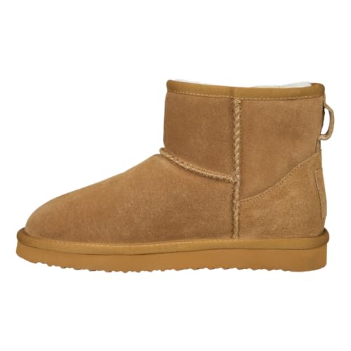 Piece of Mind Damen Winterstiefeletten Braun Leder 38 von piece of mind