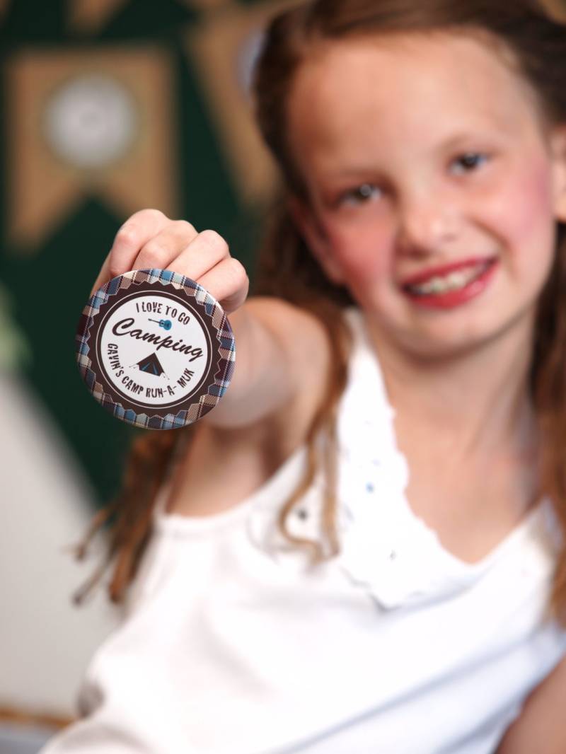 Personalisierter Camping Badge Button - Inklusive Gedruckten/Personalisierten 10 Knöpfen Perfekt Für Themenpartys Oder Familienfeiern Personalisierter Camping Badge Button - Inklusive Gedruckten/Personalisierten 10 Knöpfen Perfekt Für Themenpartys Oder Familienfeiern von PieceofCakePartyPlan