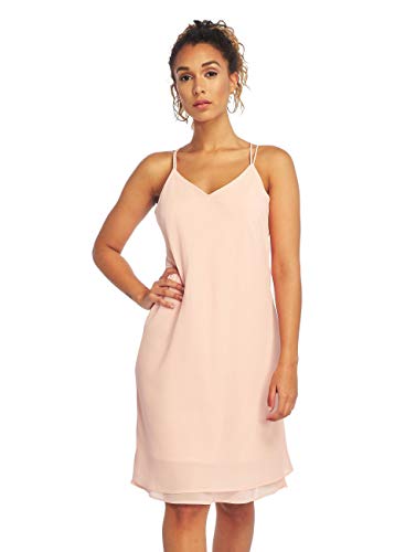 PIECES NOS Damen PCKAYSA SL Dress NOOS Kleid, per Pack Rosa (Peachskin Peachskin), 34 (Herstellergröße: XS) von PIECES