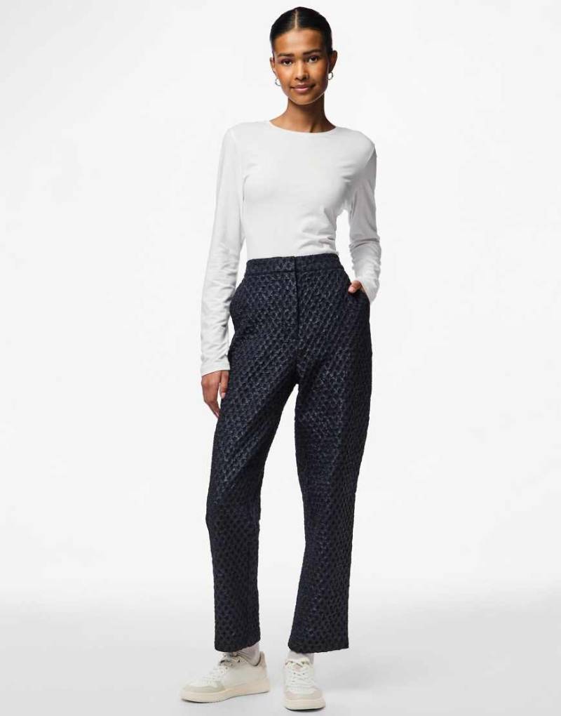 Object - Hose in der Farbe Sky Captain-Grau von Pieces