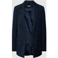 Pieces Blazer mit Reverskragen Modell 'Bossy' in Marine, Größe M von Pieces