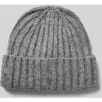 Pieces Beanie mit breitem Umschlag Modell 'MARGOT' in Graphit, Größe 1 von Pieces