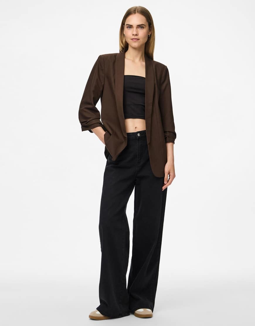 Pieces - Blazer in Hot Fudge-Brown Pieces - Blazer in Hot Fudge-Brown von Pieces