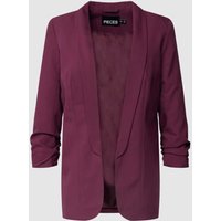 Pieces Blazer mit Schalkragen in Bordeaux, Größe M von Pieces