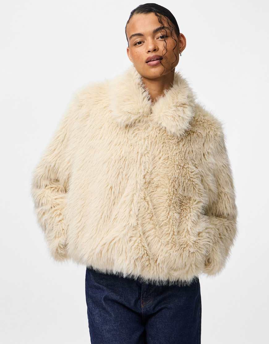 Pieces - Jacke in Birkenweiß-Neutral von Pieces