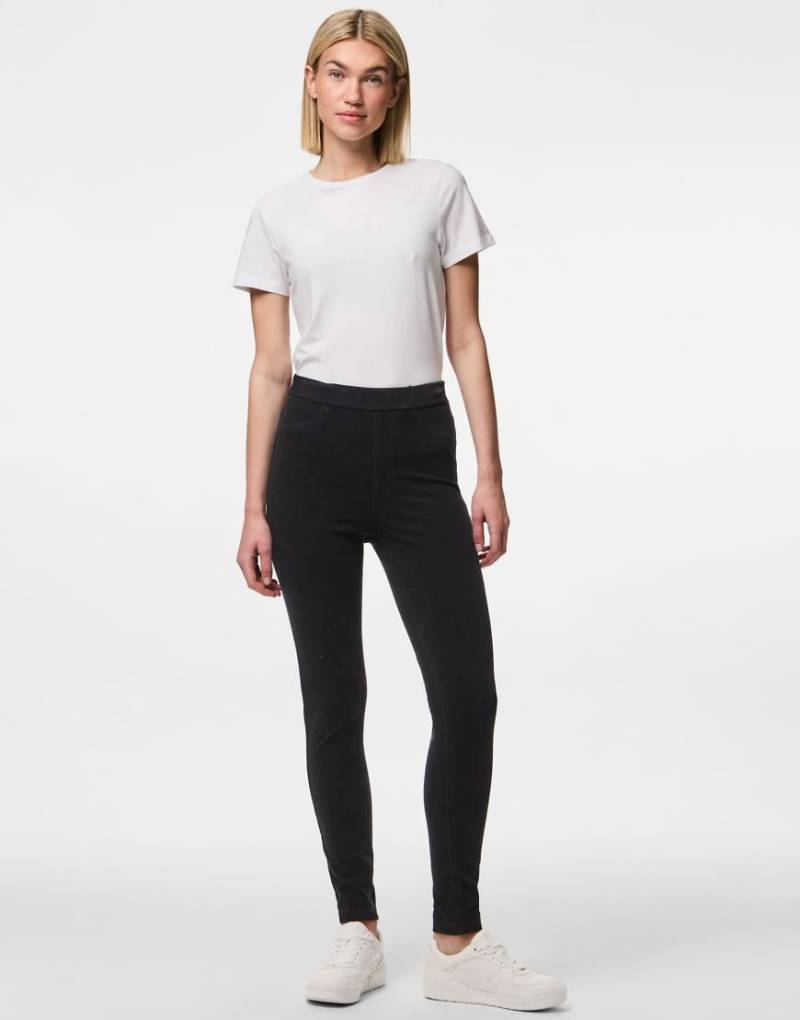 Pieces - Jeggings in Schwarz von Pieces
