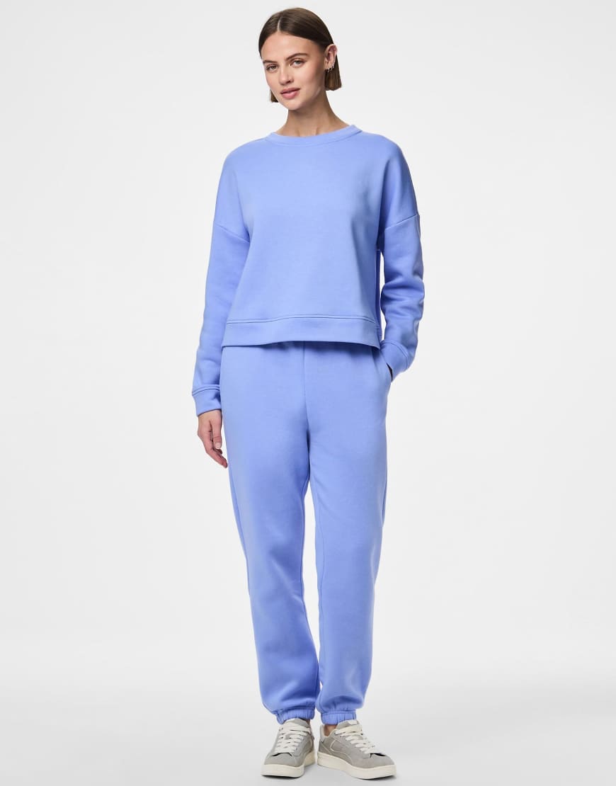 Pieces - Jogginghose in Blau von Pieces