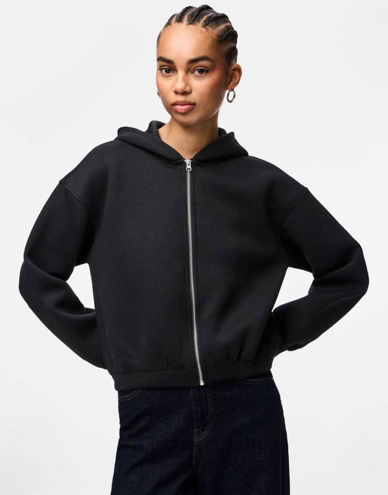 Pieces - Kapuzenpullover in Schwarz von Pieces