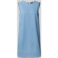 Pieces Loose Fit Jeanskleid aus reiner Baumwolle Modell 'FLORA' in Hellblau, Größe XL von Pieces