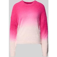 Pieces Loose Fit Strickpullover mit Farbverlauf Modell 'JALISA' in Pink Melange, Größe M von Pieces