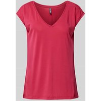Pieces Loose Fit Tanktop mit Modal-Anteil Modell 'KAMALA' in Dunkelrot, Größe M von Pieces