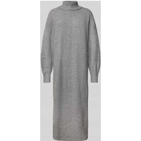 Pieces Oversized Strickkleid mit Wollanteil Modell 'MALOU' in Mittelgrau Melange, Größe L von Pieces