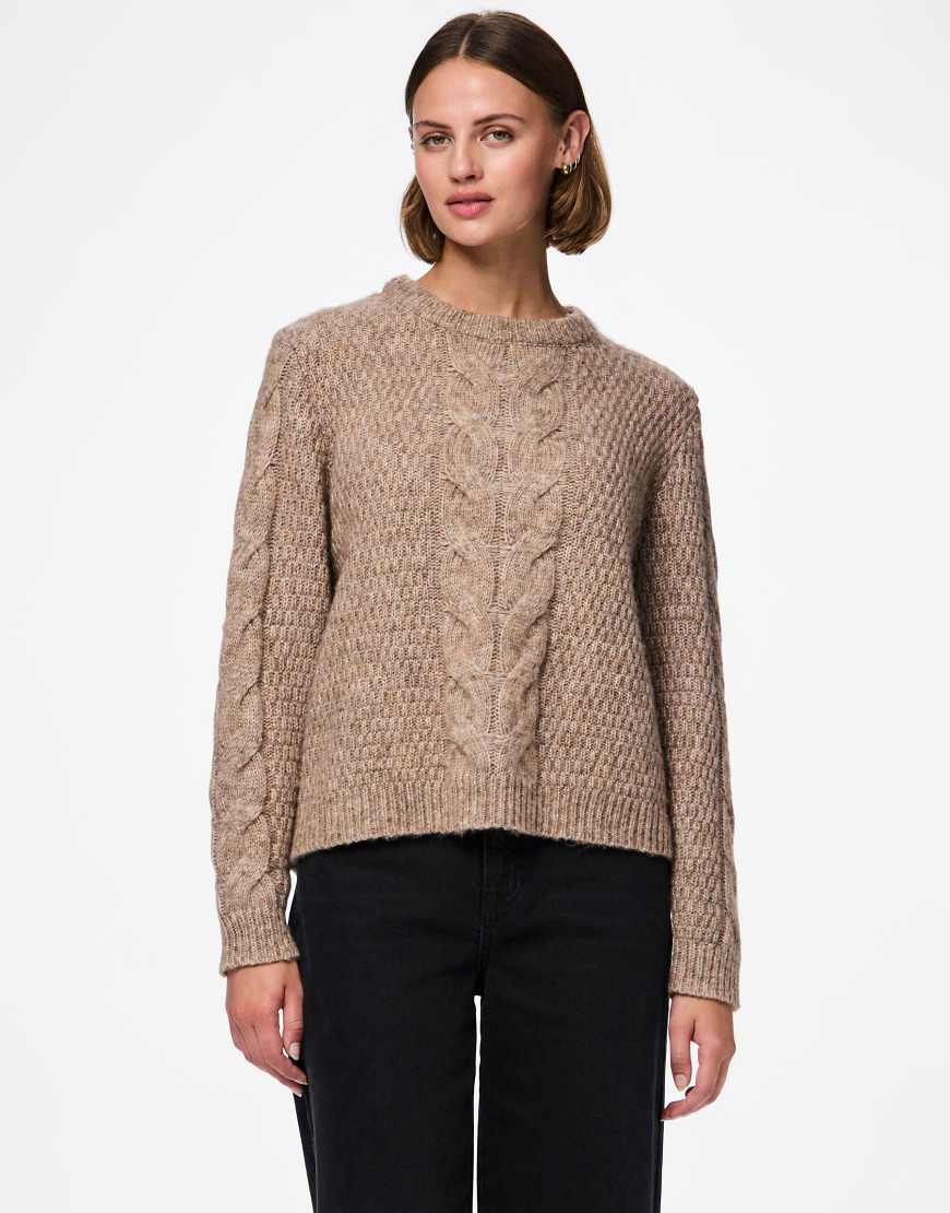 Pieces - Pullover in Fossil-Neutral von Pieces