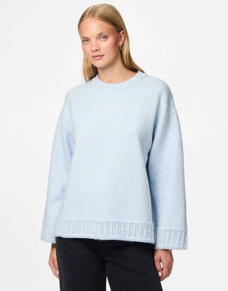 Pieces - Pullover in Hellblau von Pieces