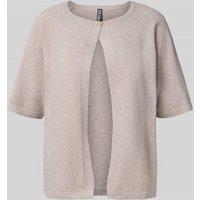 Pieces Regular Fit Cardigan mit 1-Knopf-Verschluss Modell 'BREE' in Taupe Melange, Größe XL Pieces Regular Fit Cardigan mit 1-Knopf-Verschluss Modell 'BREE' in Taupe Melange, Größe XL von Pieces