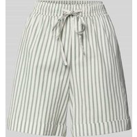 Pieces Regular Fit Shorts aus reiner Baumwolle Modell 'TAELYN' in Offwhite, Größe XL von Pieces