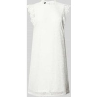Pieces Regular Fit Spitzenkleid mit Muschelsaum Modell 'OLLINE' in Offwhite, Größe XS Pieces Regular Fit Spitzenkleid mit Muschelsaum Modell 'OLLINE' in Offwhite, Größe XS von Pieces