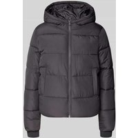 Pieces Regular Fit Steppjacke mit Kapuze Modell 'BEE NEW' in Metallic Braun, Größe M von Pieces