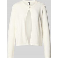 Pieces Regular Fit Strickjacke aus Viskose-Mix Modell 'ORINA' in Offwhite, Größe M von Pieces