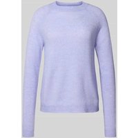 Pieces Regular Fit Strickpullover mit Raglanärmeln Modell 'JULIANA' in Hellblau, Größe M von Pieces