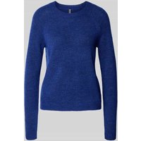 Pieces Regular Fit Strickpullover mit Raglanärmeln Modell 'JULIANA' in Royal, Größe M von Pieces