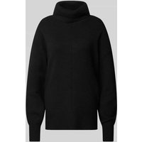 Pieces Rollkragenpullover mit erhabener Naht Modell 'MALOU' in Black, Größe XS von Pieces