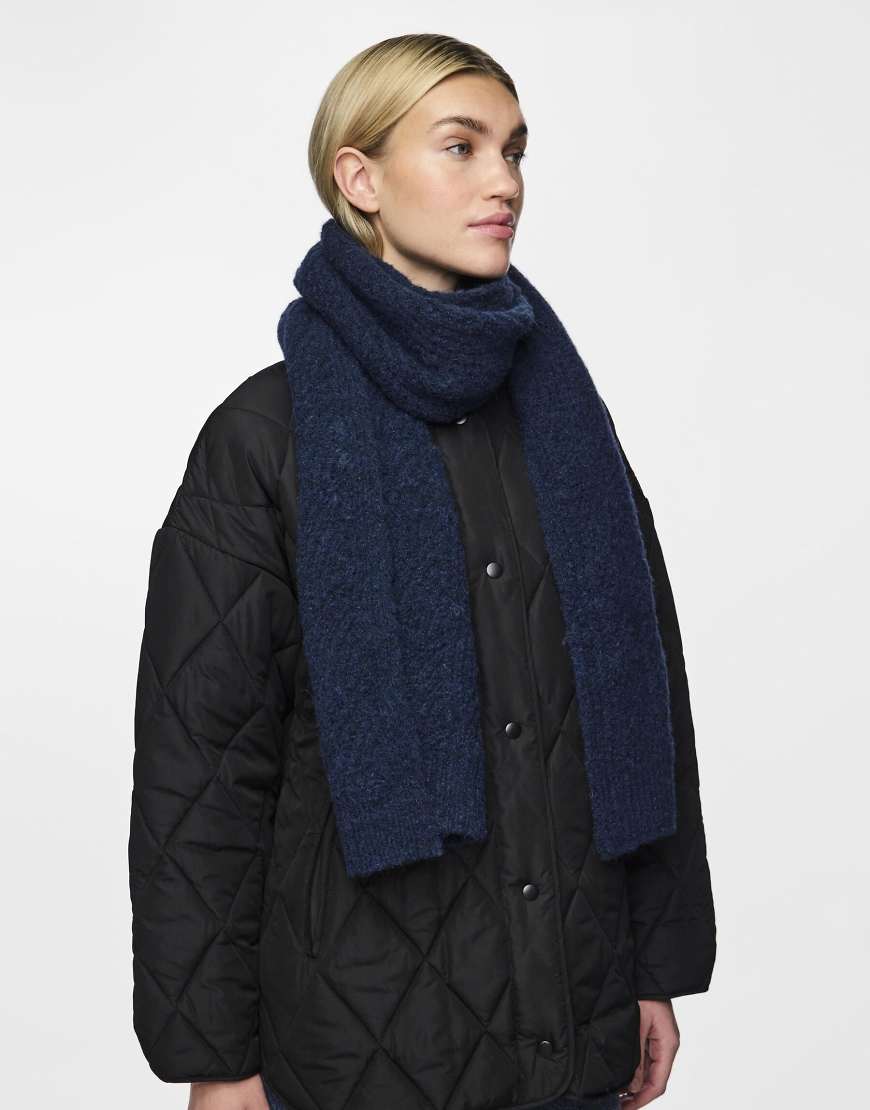 Pieces - Schal in reflektierendem Teichblau-Grün von Pieces