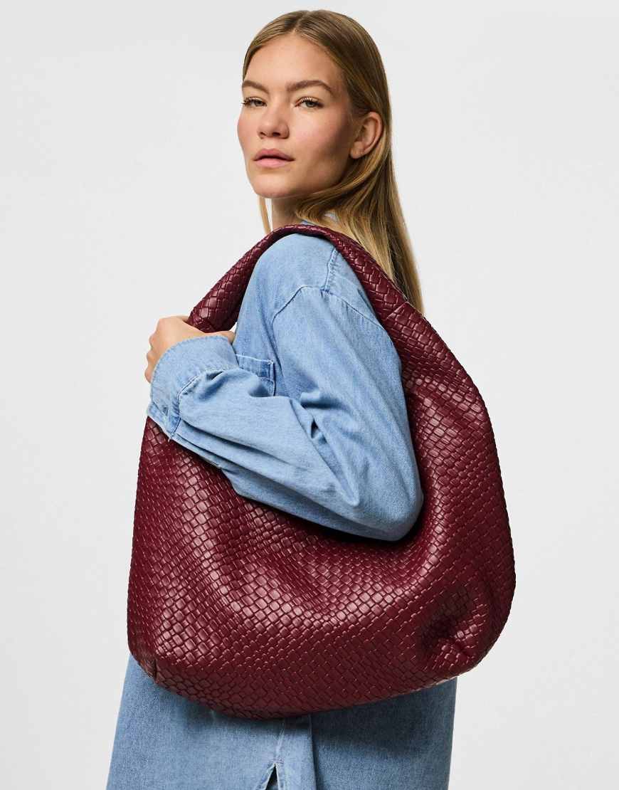 Pieces - Shopper in Kastanienbraun-Rot Pieces - Shopper in Kastanienbraun-Rot von Pieces