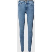 Pieces Skinny Fit Jeans im 5-Pocket-Design Modell 'DANA' in Hellblau, Größe S von Pieces