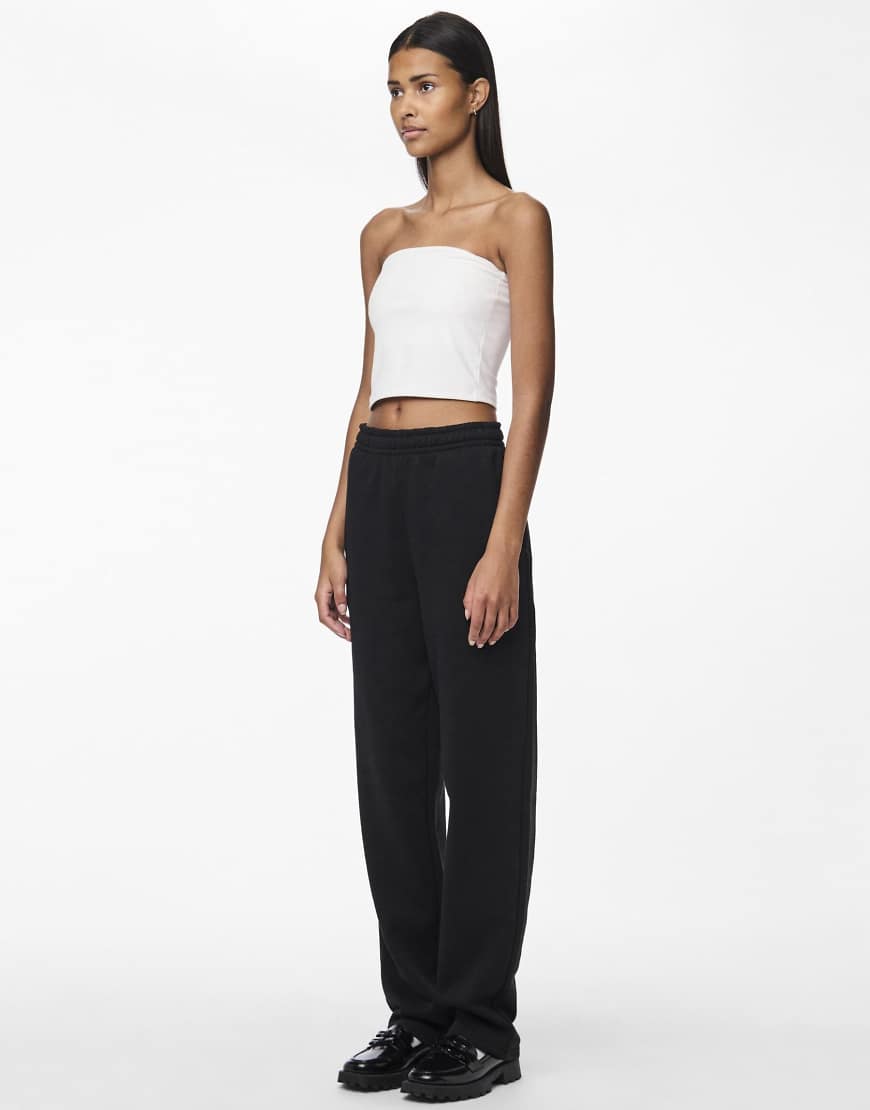 Pieces - Sweathose in Schwarz von Pieces
