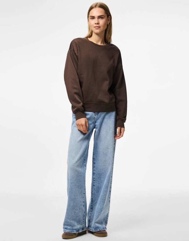 Pieces - Sweatshirt in Morchelbraun-Brown Pieces - Sweatshirt in Morchelbraun-Brown von Pieces