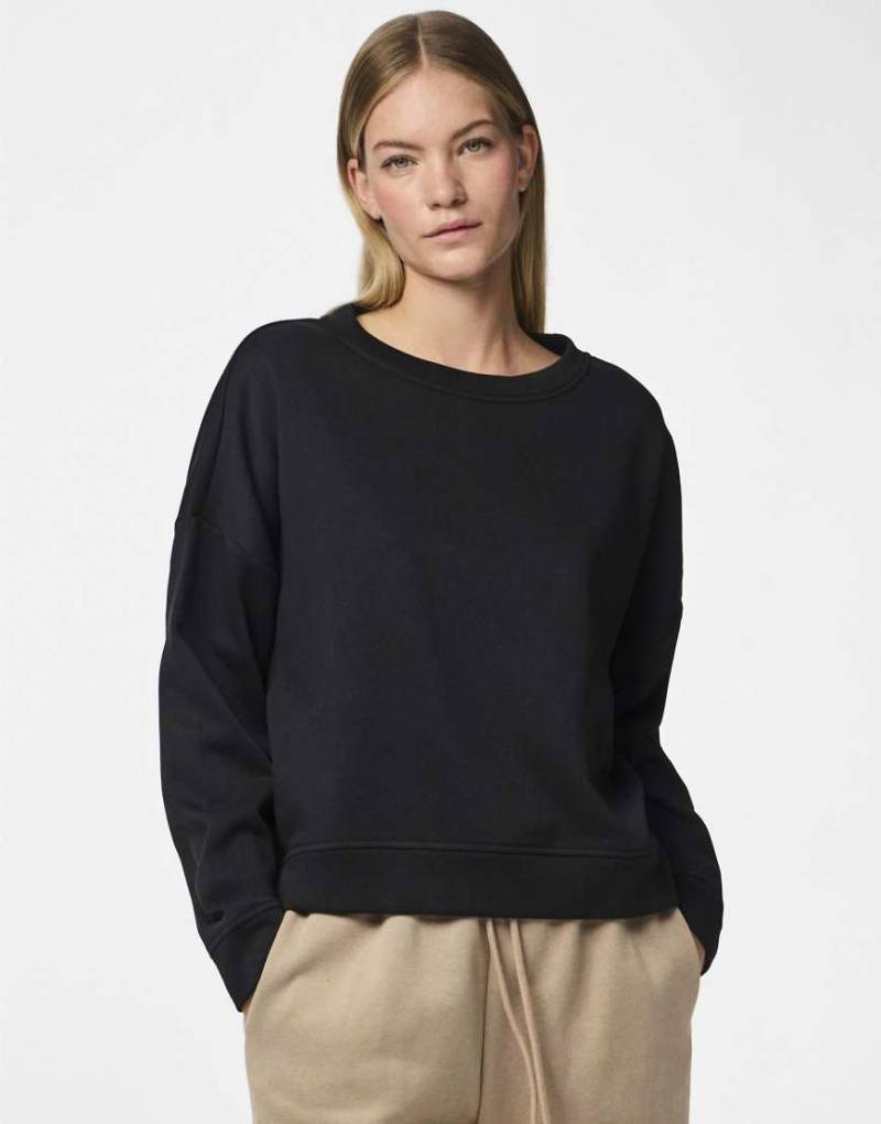 Pieces - Sweatshirt in Schwarz von Pieces