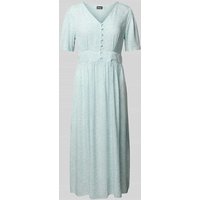 Pieces Tailliertes Freizeitkleid aus reiner Viskose Modell 'TALA' in Hellblau, Größe L von Pieces
