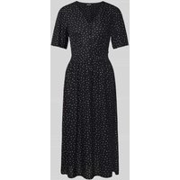 Pieces Tailliertes Freizeitkleid aus reiner Viskose Modell 'TALA' in Metallic Black, Größe XS von Pieces